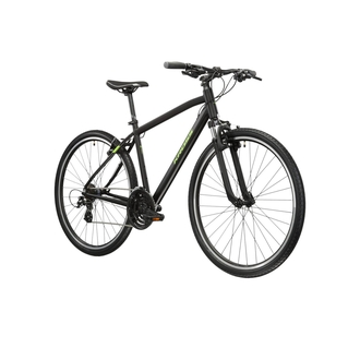 Велосипед KROSS Evado 2.0 28 M 2024 Черный/Зеленый